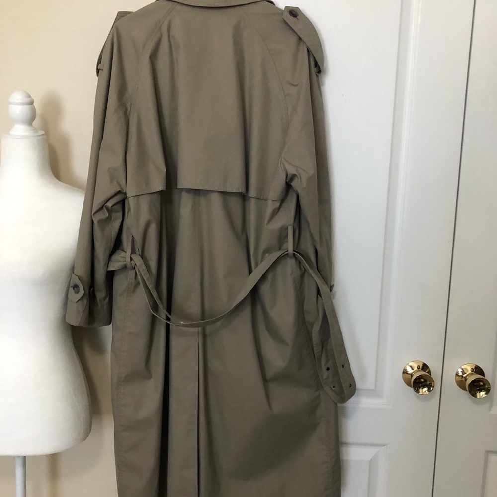 Towne from London Fog Removeable Liner Trench Coat - Picture 4 of 7